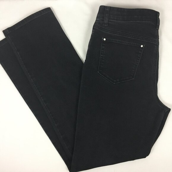Chico's Fabulously Slimming Black Jeans Size 0.5 - Picture 3 of 13